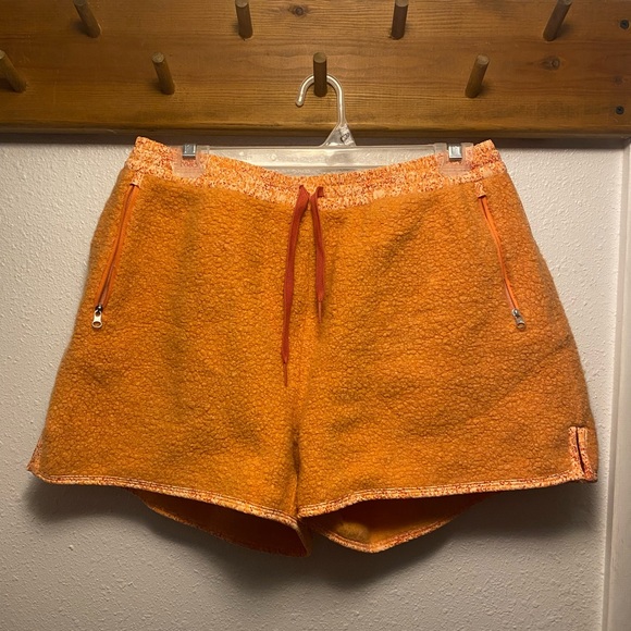 Outdoor Voices Megafleece Orange Shorts - Picture 2 of 6
